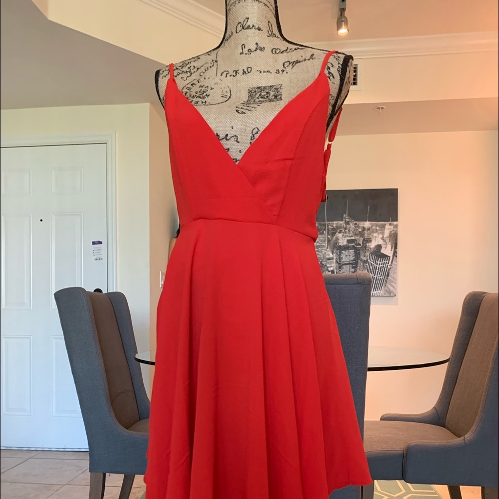 Oranges flared dress!! 😍😍